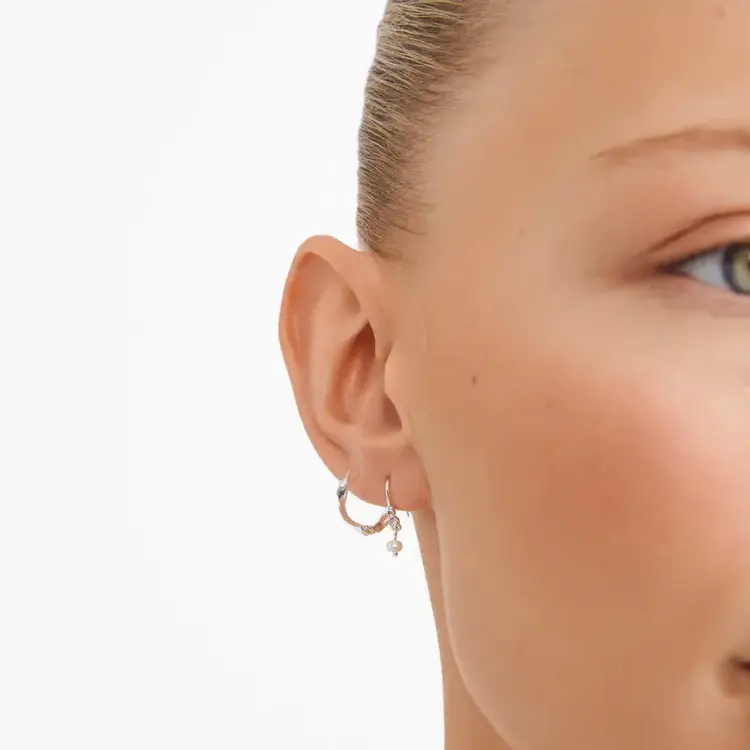 Pilgrim Jewellery MORIN Earrings 2-in-1 Set Silver Plated