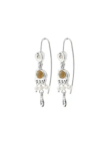 Pilgrim Jewellery HERE Earrings Silver Plated