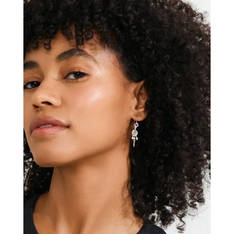 Pilgrim Jewellery HERE Earrings Silver Plated