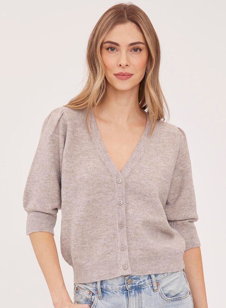 Gentle Fawn Hildi Cardigan Heather Latte