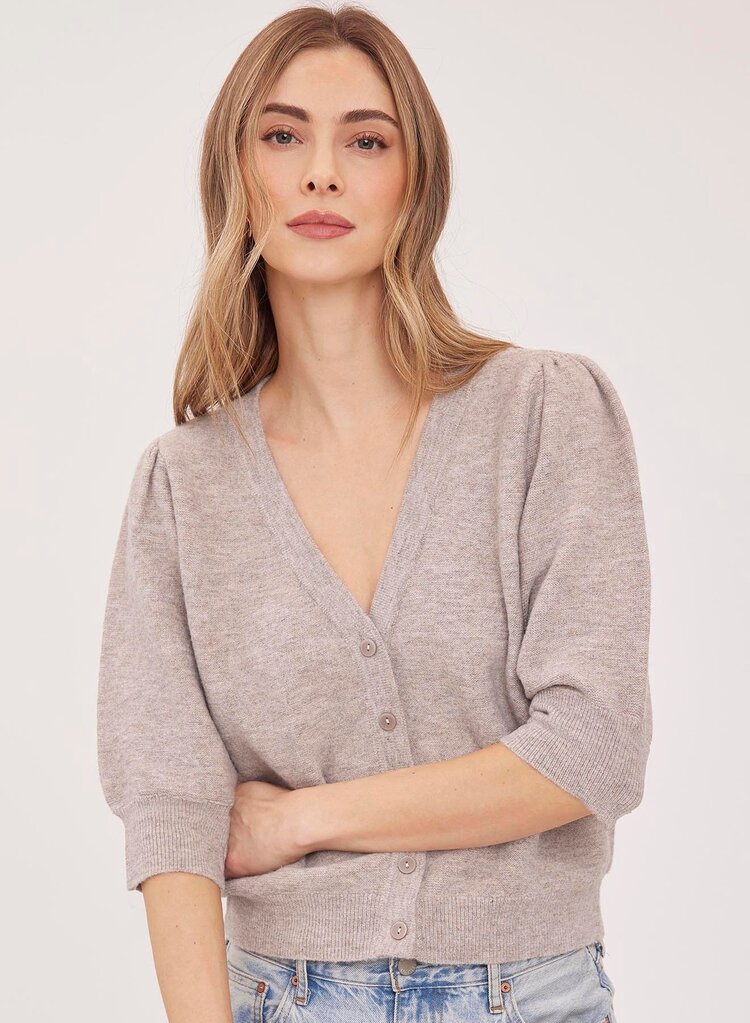 Gentle Fawn Hildi Cardigan Heather Latte