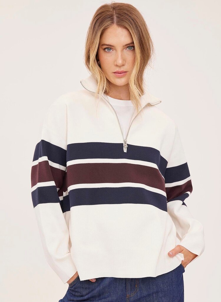 Gentle Fawn Idris Sweater Cream Stripe