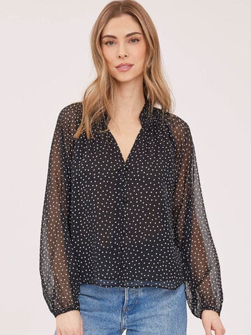 Gentle Fawn Annie Blouse Black Print