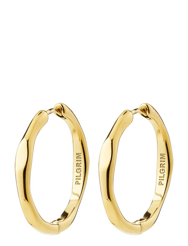 Pilgrim Jewellery INNER Hoop Earrings Gold Plated