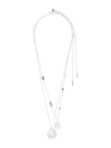 Pilgrim Jewellery HERE Necklace Silver Plated