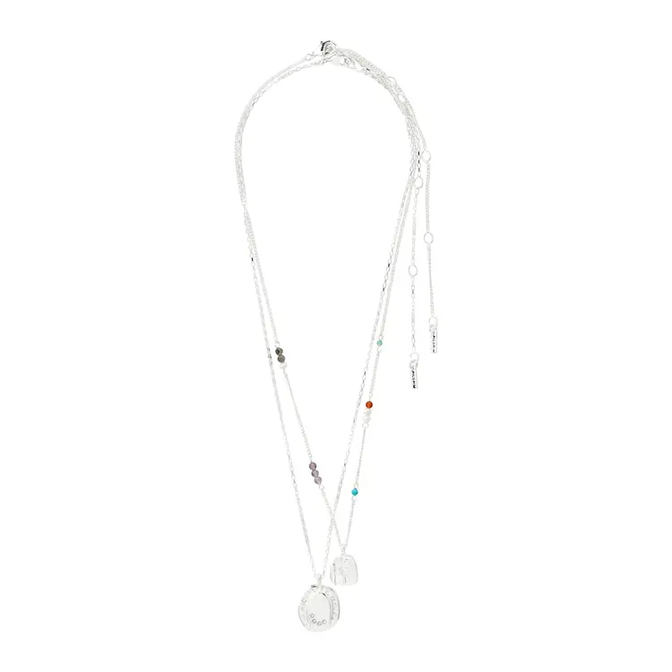 Pilgrim Jewellery HERE Necklace Silver Plated