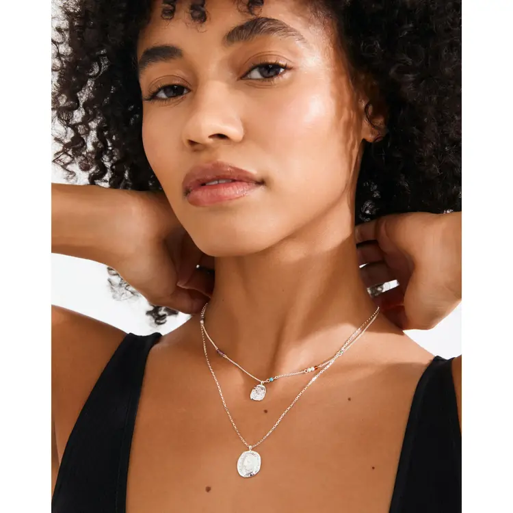 Pilgrim Jewellery HERE Necklace Silver Plated