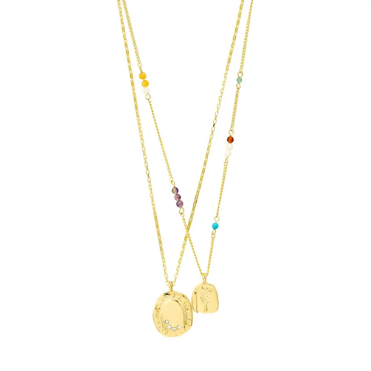 Pilgrim Jewellery HERE Necklace Gold Plated