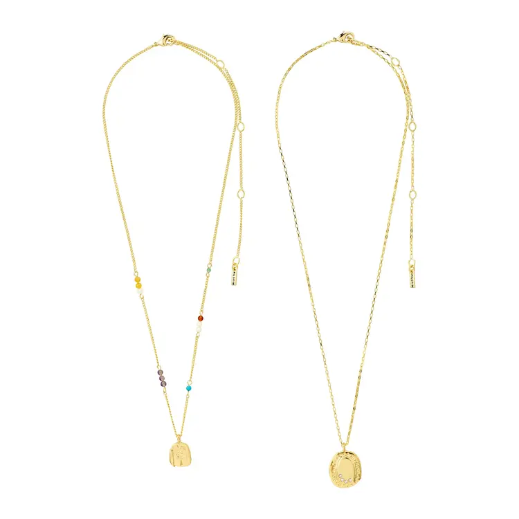 Pilgrim Jewellery HERE Necklace Gold Plated