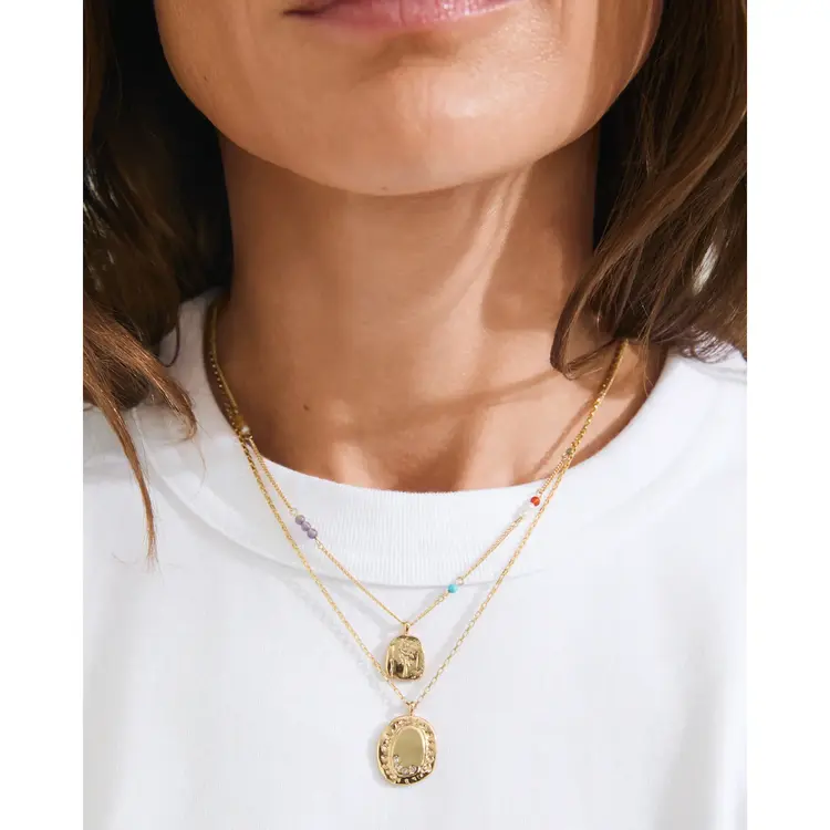 Pilgrim Jewellery HERE Necklace Gold Plated