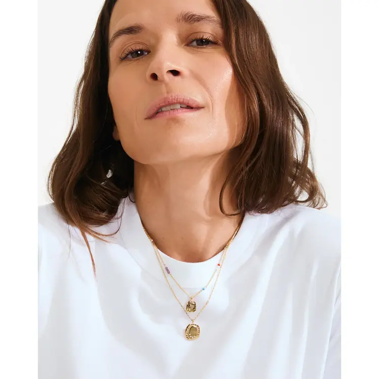 Pilgrim Jewellery HERE Necklace Gold Plated