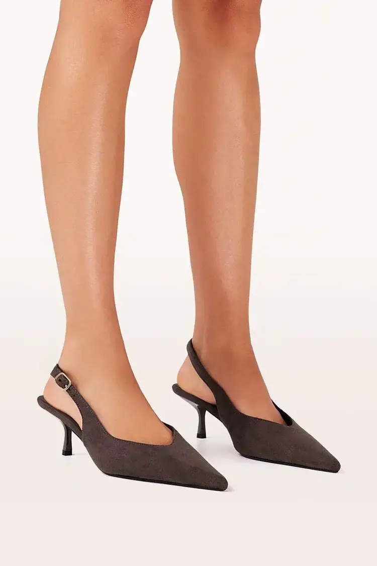 Billini Winnefred Sling Pump Macchiato Suede