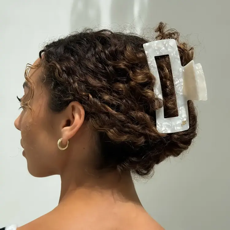 Honeylux XL Claw Clip White