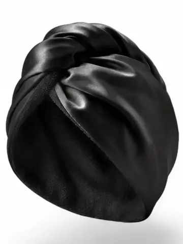 Honeylux Reversible Bamboo & Real Silk Wrap Black