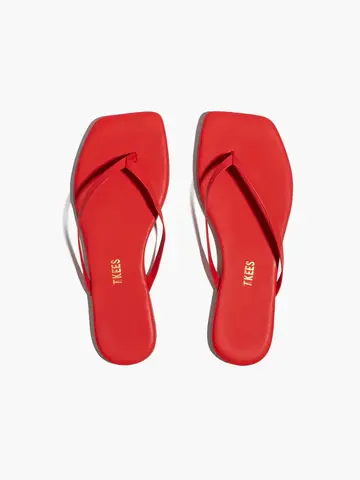 Square Toe Lily Red