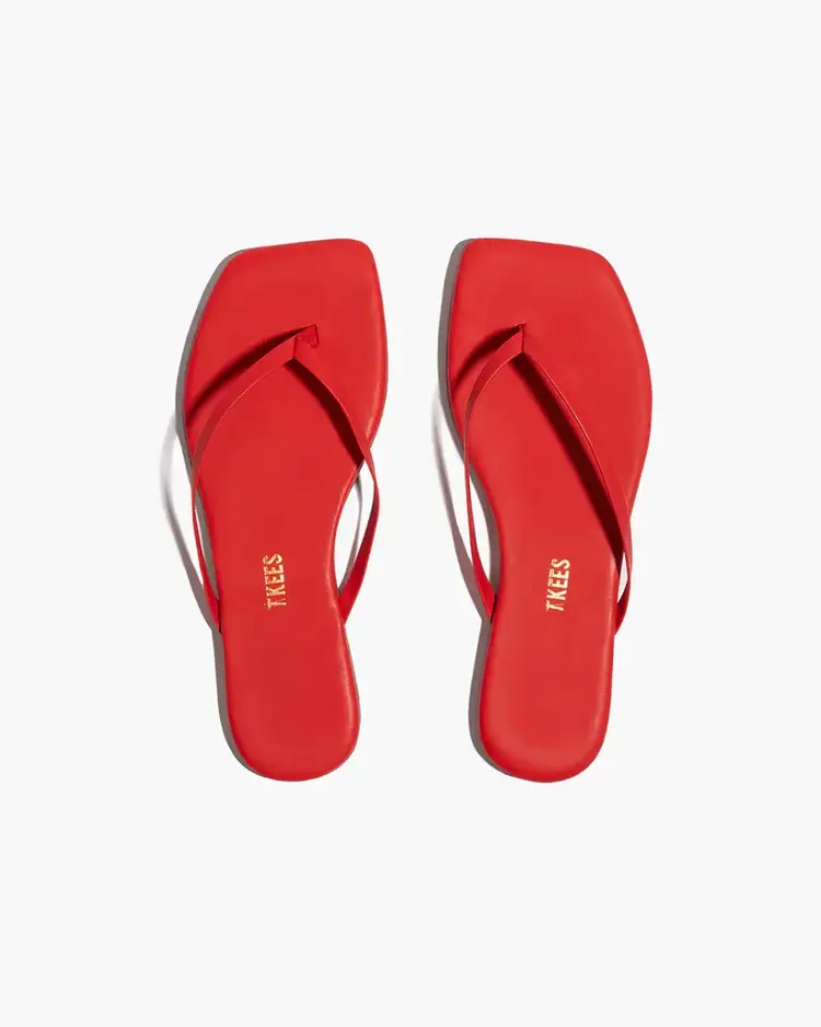 Square Toe Lily Red