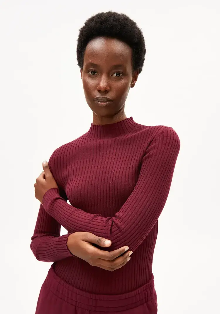 Armed Angels ALAANIA Knit Sweater Velvet Red