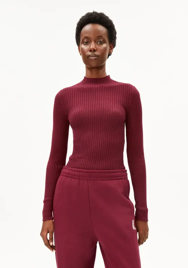 Armed Angels ALAANIA Knit Sweater Velvet Red
