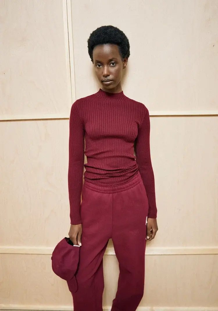 Armed Angels ALAANIA Knit Sweater Velvet Red