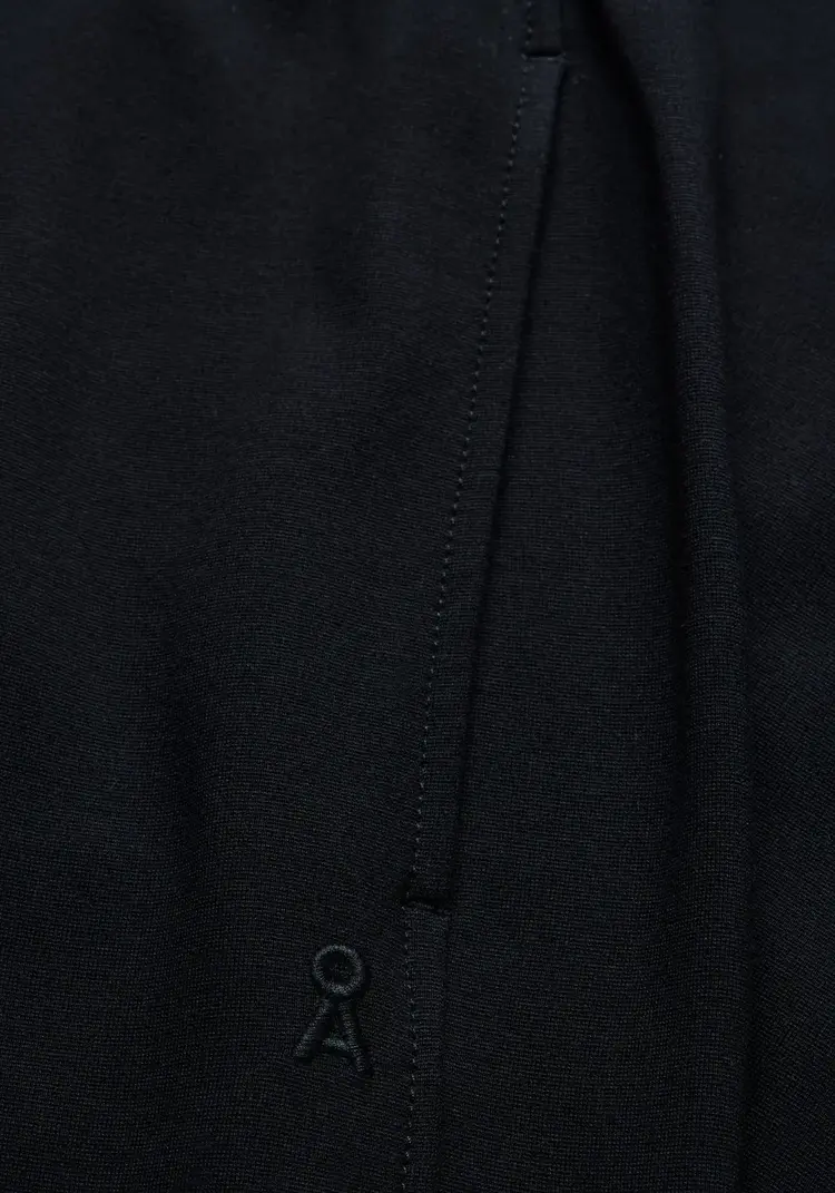 Armedangels Basic Jersey Barrel Pant Black