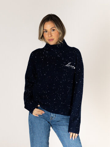 Macy Heart Fleck Sweater Periscope