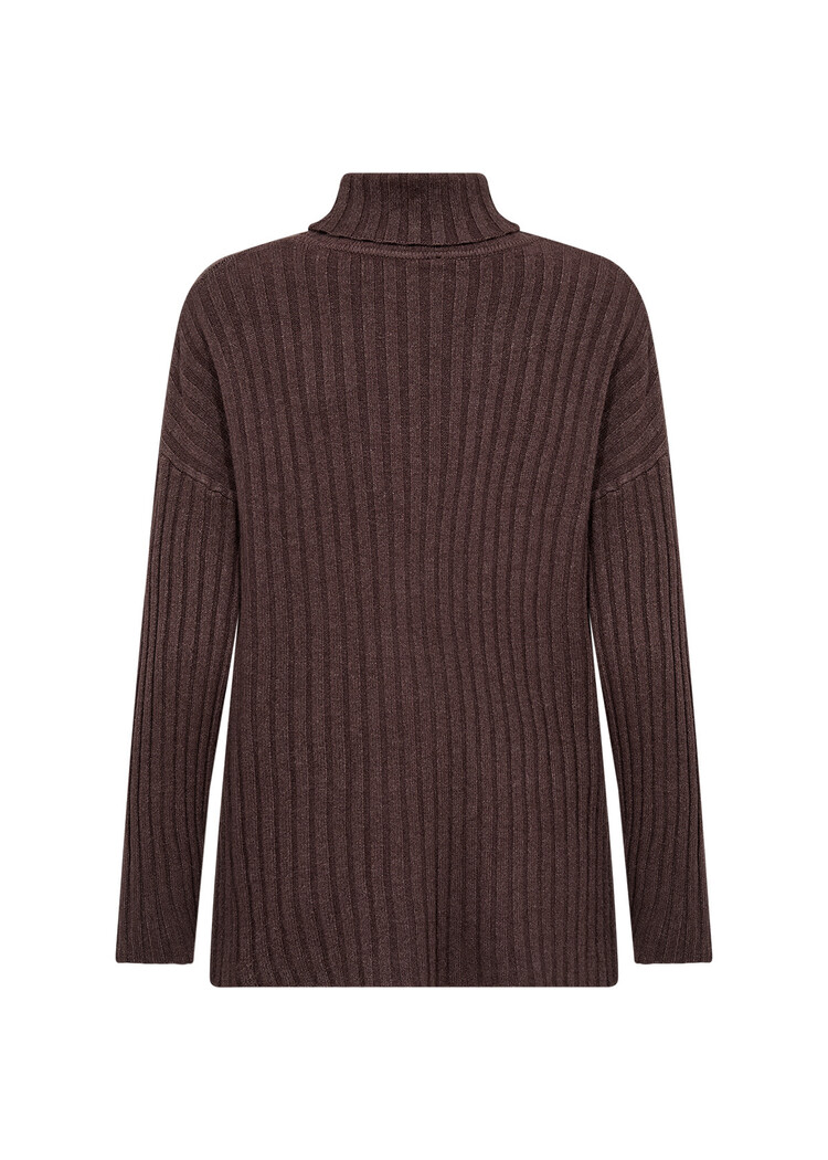 Soyaconcept Kanita 22 Pullover Chocolate Plum Melange