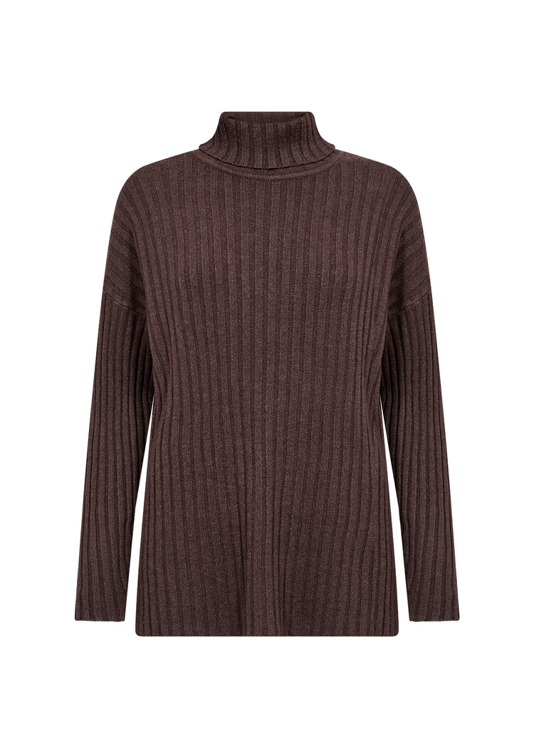 Soyaconcept Kanita 22 Pullover Chocolate Plum Melange