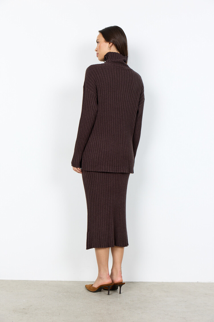 Soyaconcept Kanita 22 Pullover Chocolate Plum Melange