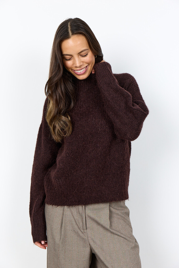 Soyaconcept Halla 3 Pullover Chocolate Plum