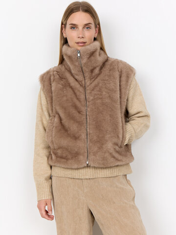 Soyaconcept Haye 1 Waistcoat Camel