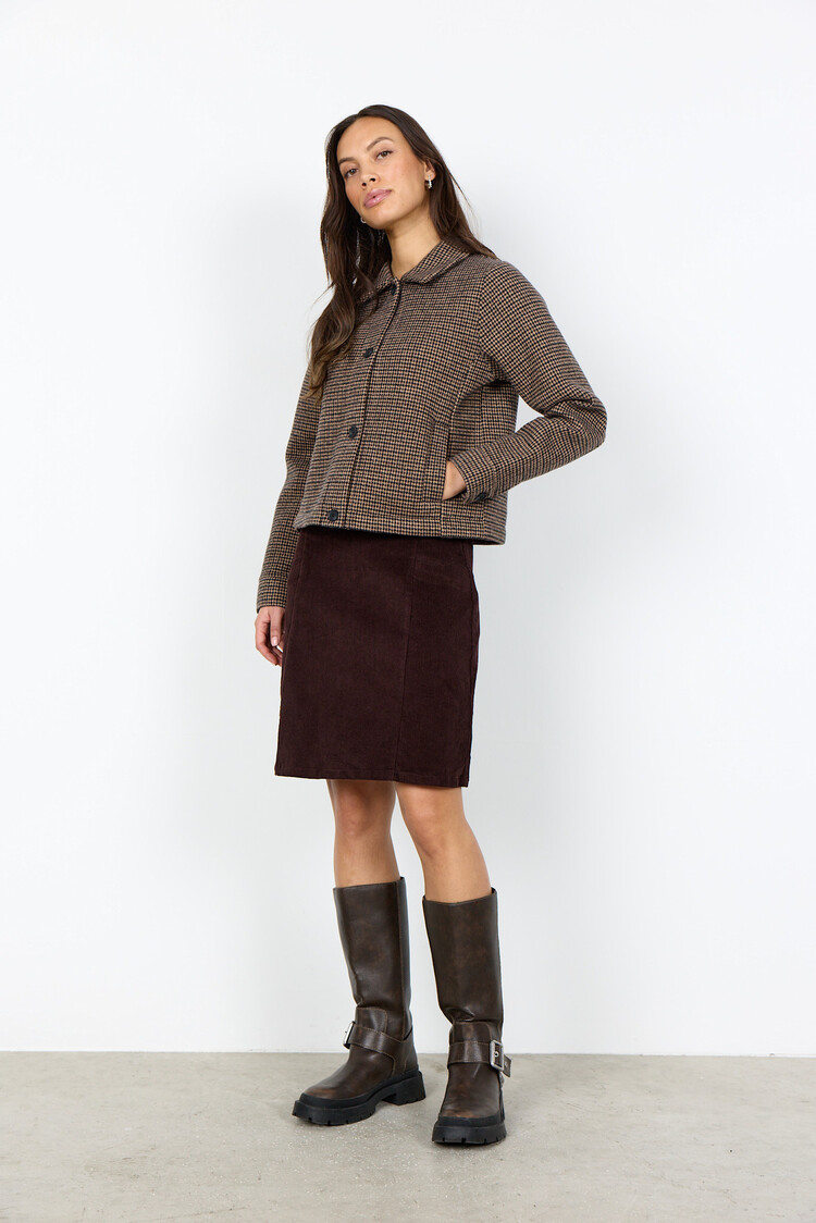 Soyaconcept Hasti Yd 1 Jacket Chocolate Plum Combi