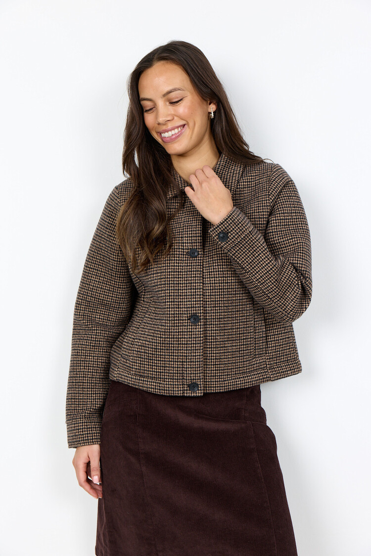 Soyaconcept Hasti Yd 1 Jacket Chocolate Plum Combi