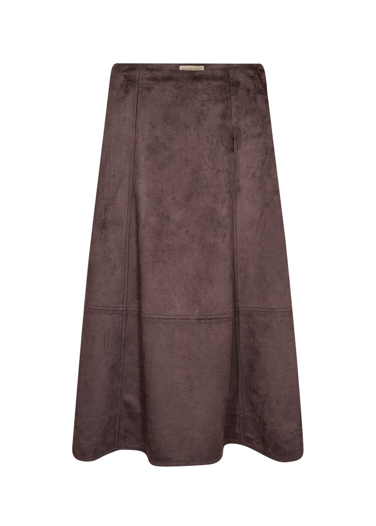 Soyaconcept Hajra 2 Skirt Chocolate Plum