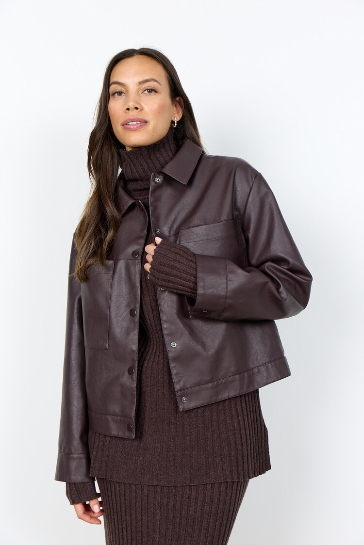 Soyaconcept Gunilla 11 Jacket Chocolate Plum