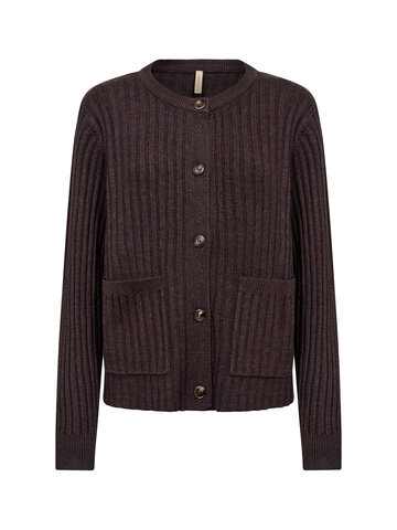 Soyaconcept Kanita 38 Cardigan Chocolate Plum Melange