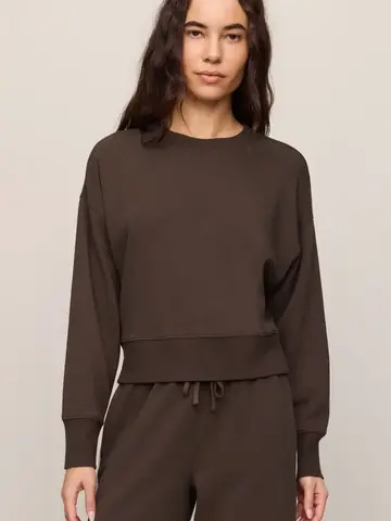 ZSupply Comeback Sweatshirt Dark Chocolate