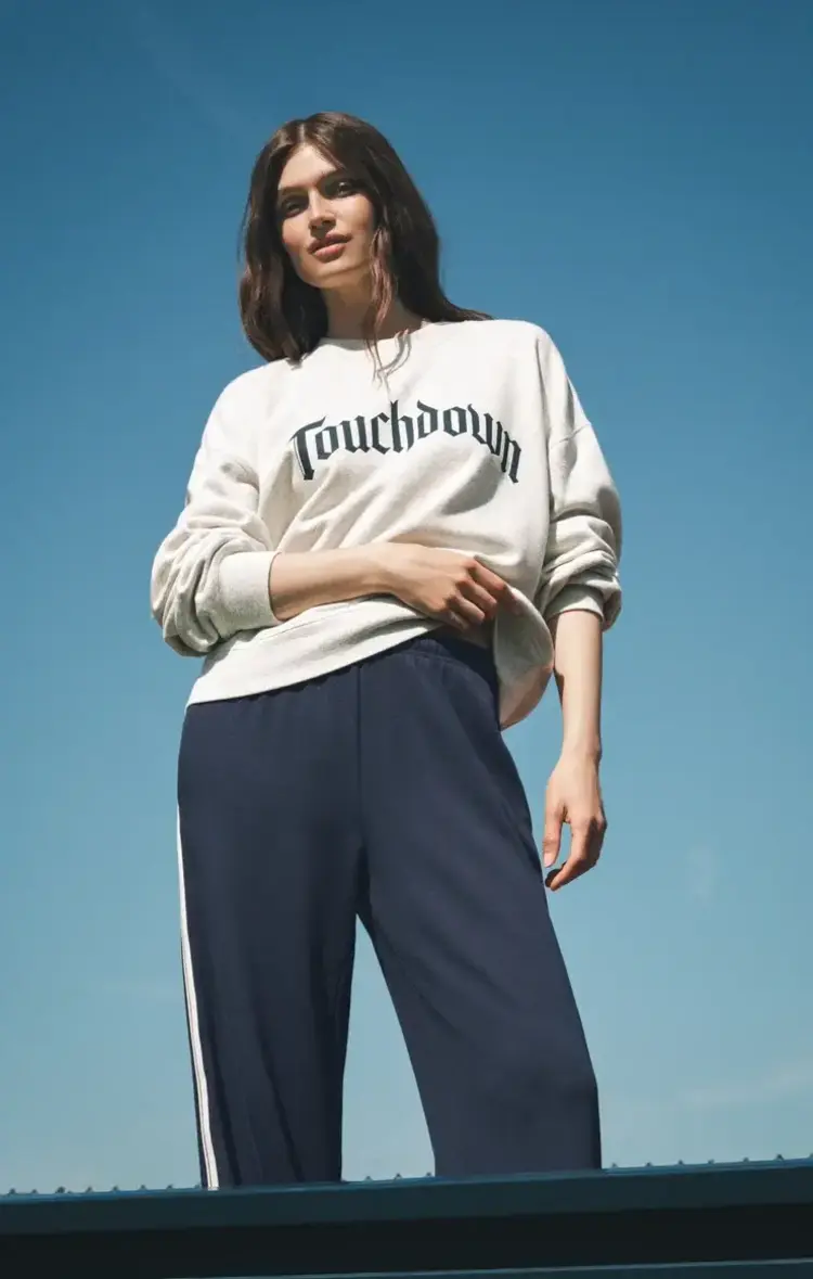 ZSupply Touchdown Landmark Sweatshirt Feather Grey