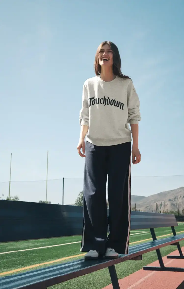 ZSupply Touchdown Landmark Sweatshirt Feather Grey