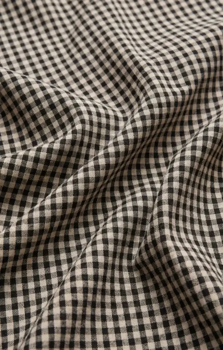 ZSupply Brooke Gingham Maxi Skirt Black