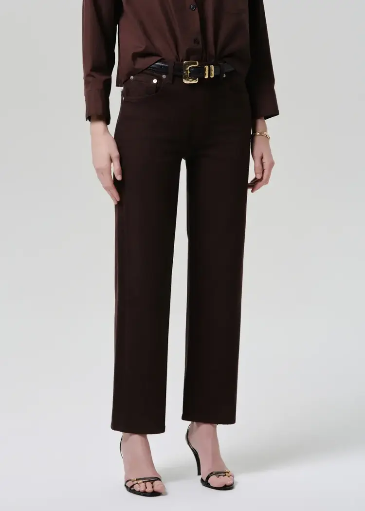 Citizens of Humanity Palma Straight Clean Hem Carob