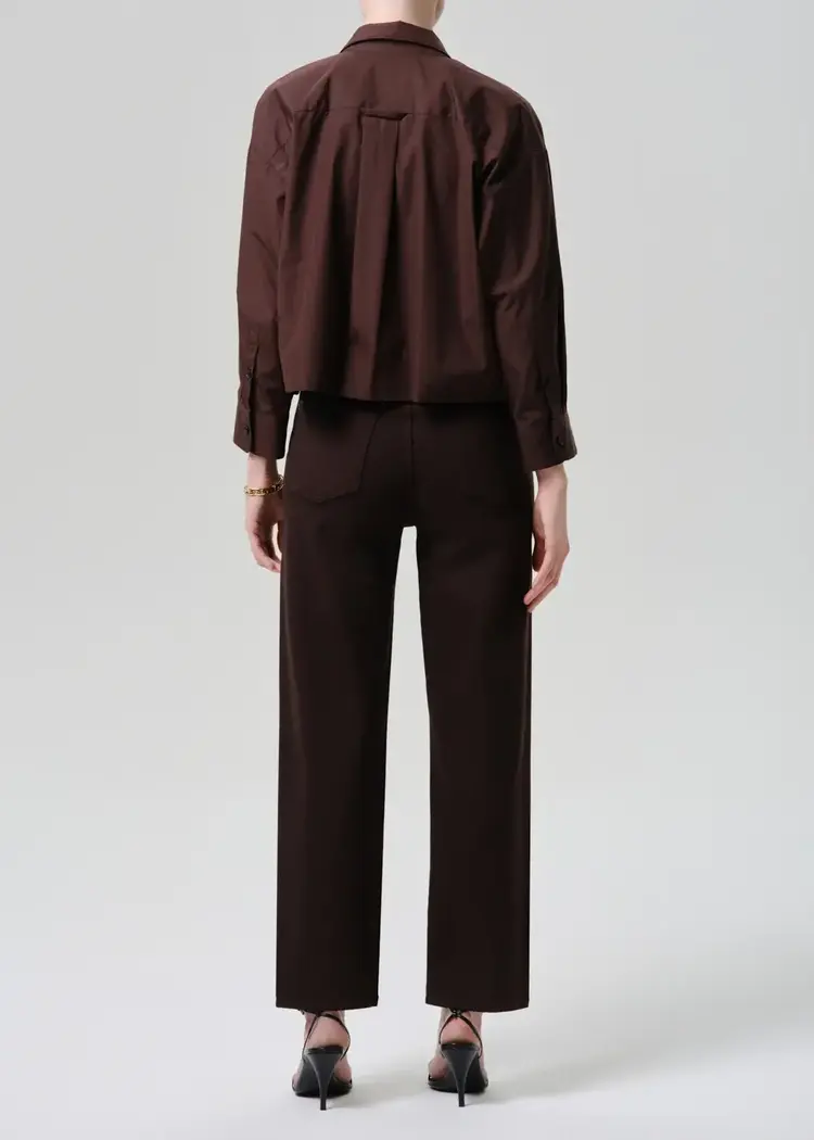Citizens of Humanity Palma Straight Clean Hem Carob