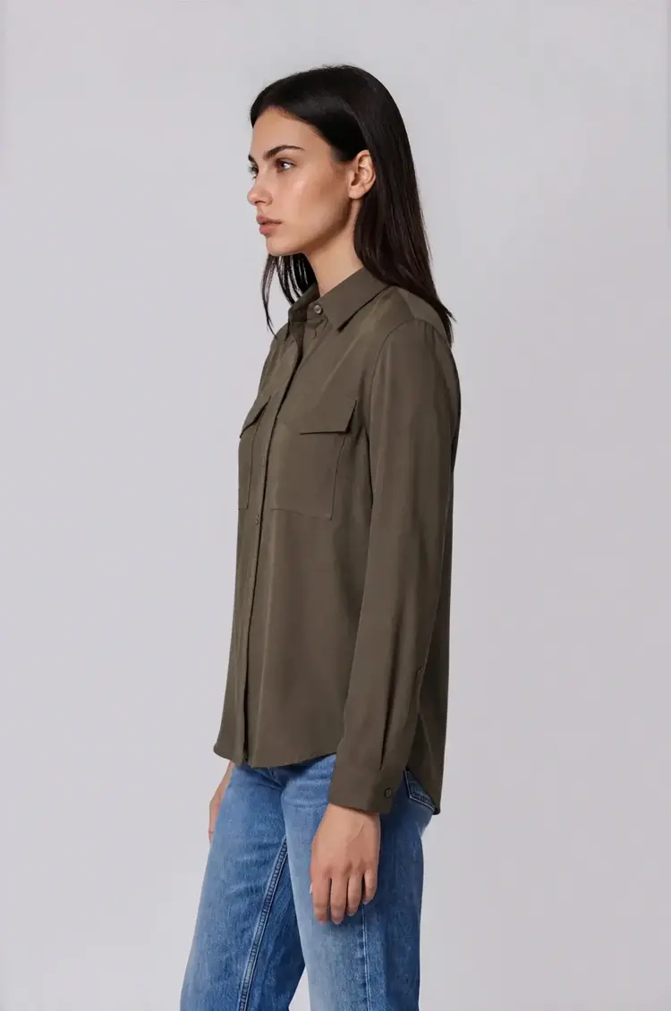 Pure & Simple Contemporary Shirt Khaki