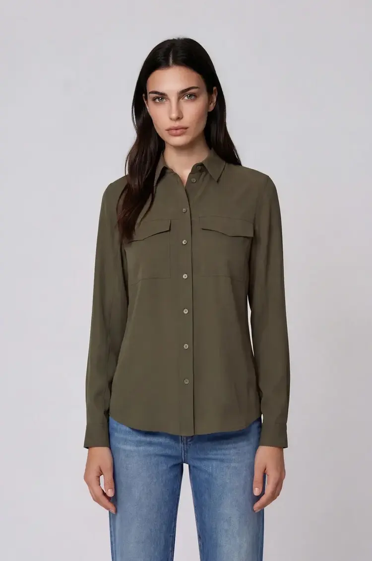 Pure & Simple Contemporary Shirt Khaki