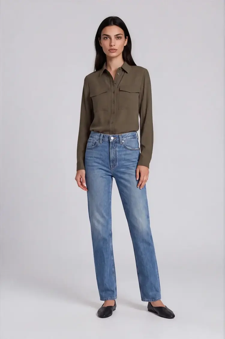 Pure & Simple Contemporary Shirt Khaki