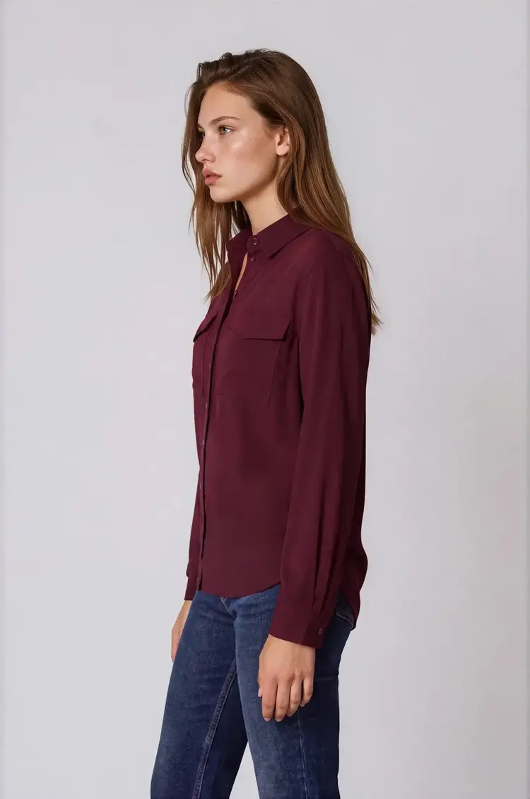 Pure & Simple Contemporary Shirt Merlot