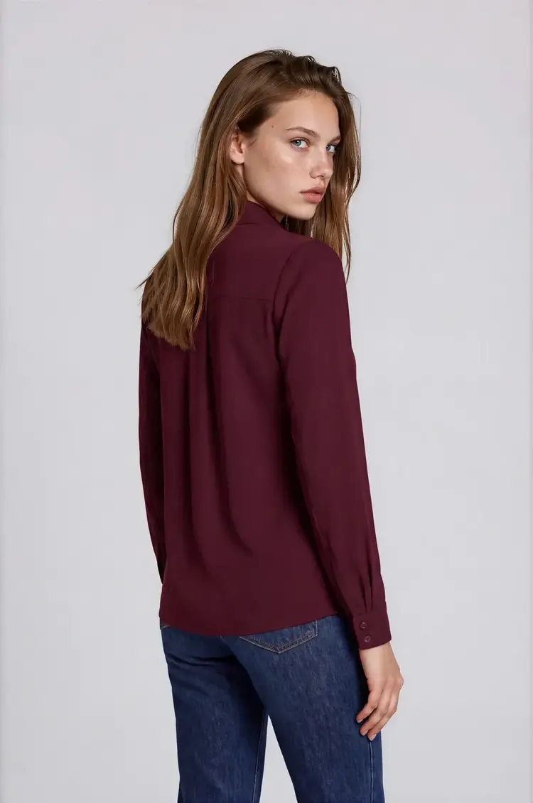 Pure & Simple Contemporary Shirt Merlot