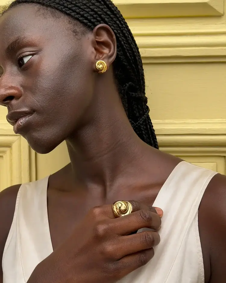 Jenny Bird Small Gio Earrings Gold