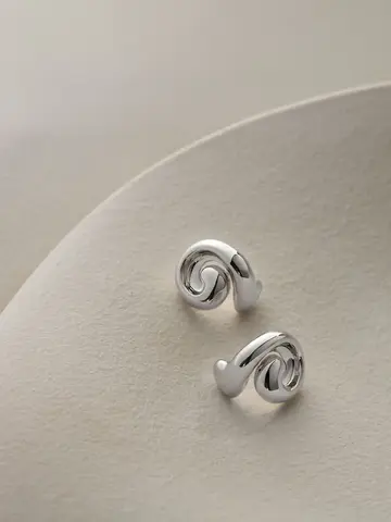 Jenny Bird Small Gio Earrings Silver