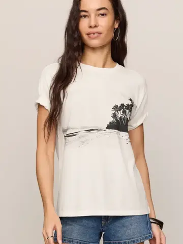 ZSupply La Playa Boyfriend Tee Sea Salt