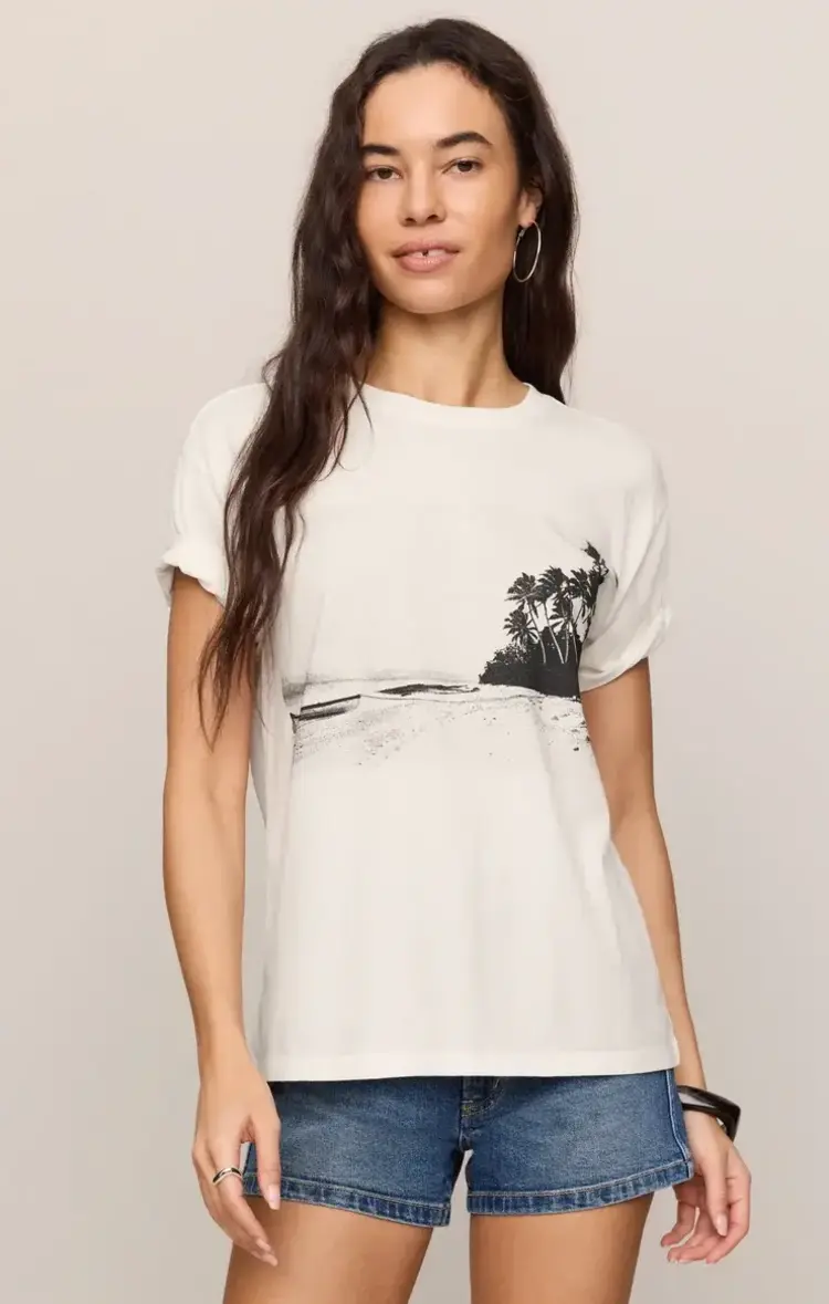 ZSupply La Playa Boyfriend Tee Sea Salt